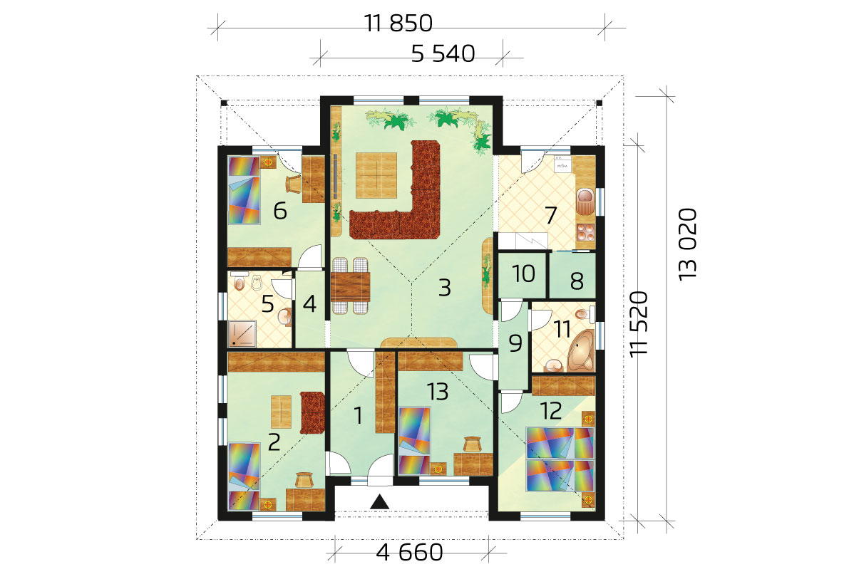 5 Room Bungalow From The Show New Living On Tv Joj Ceramic Houses